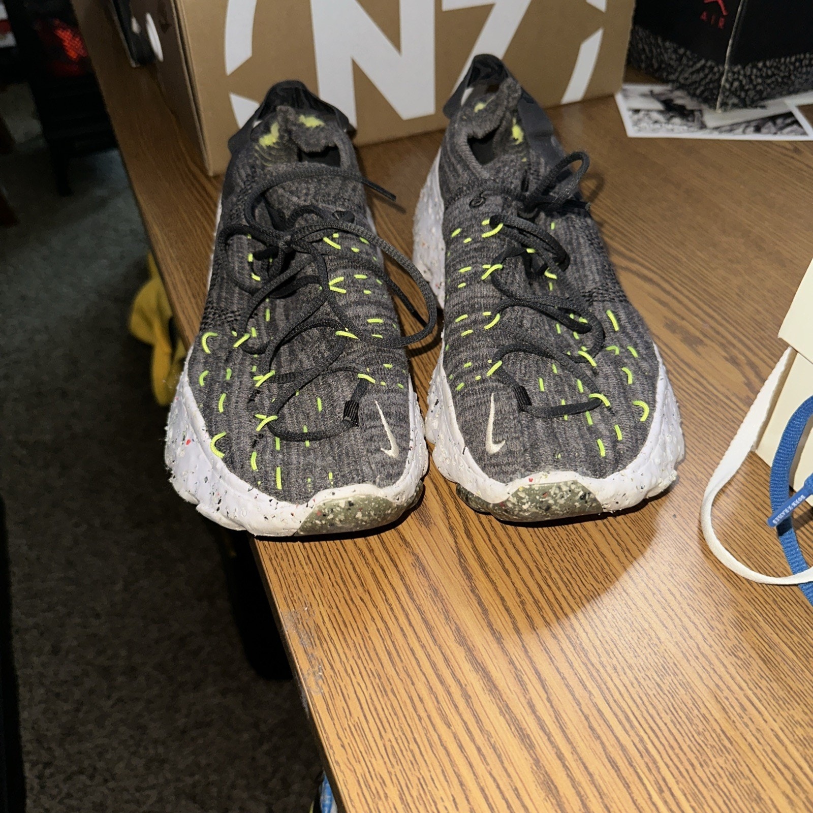 Size 8 - Nike Space Hippie 04 Black Volt